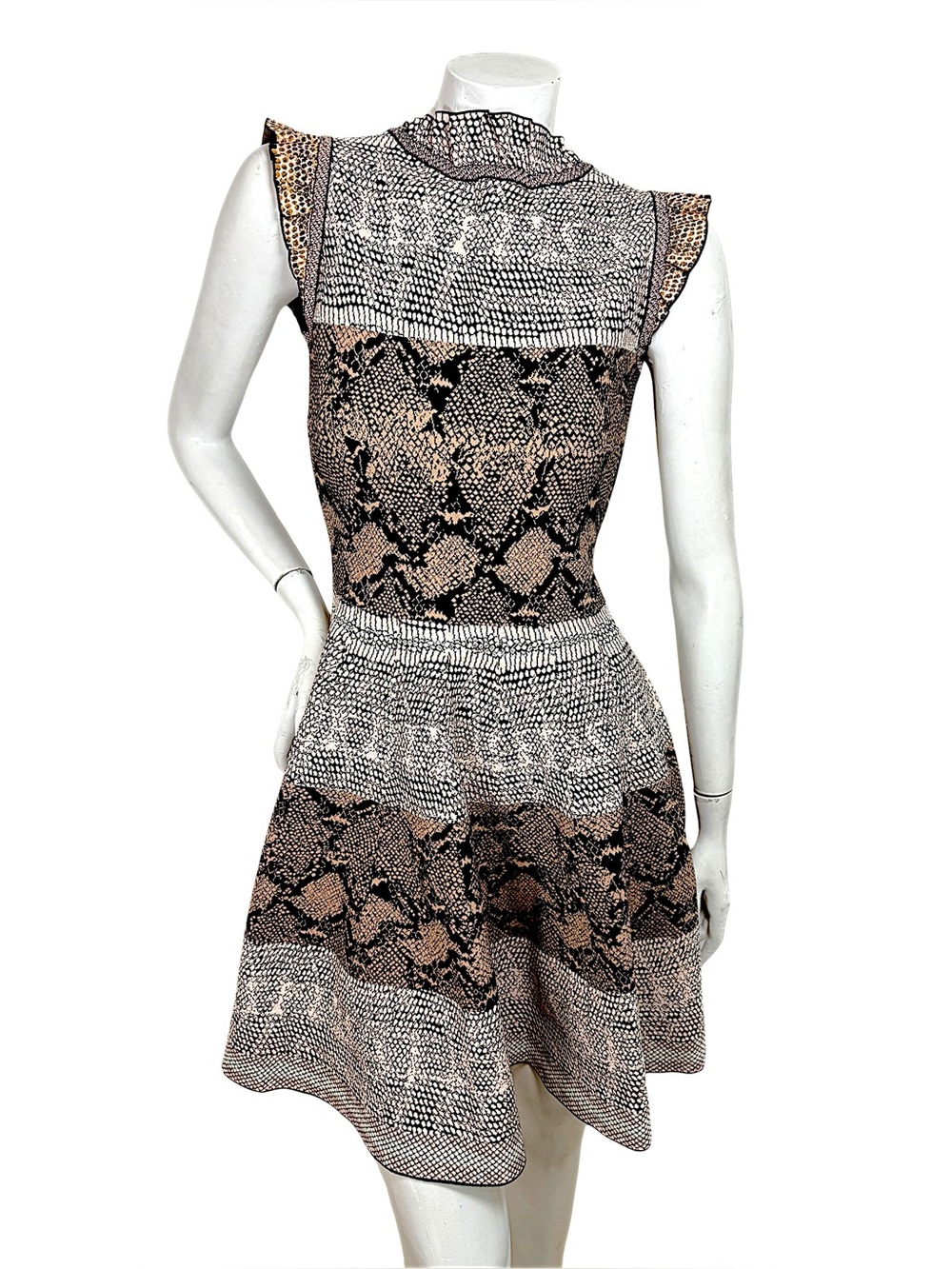 Alexander McQueen Python Knit Dress S